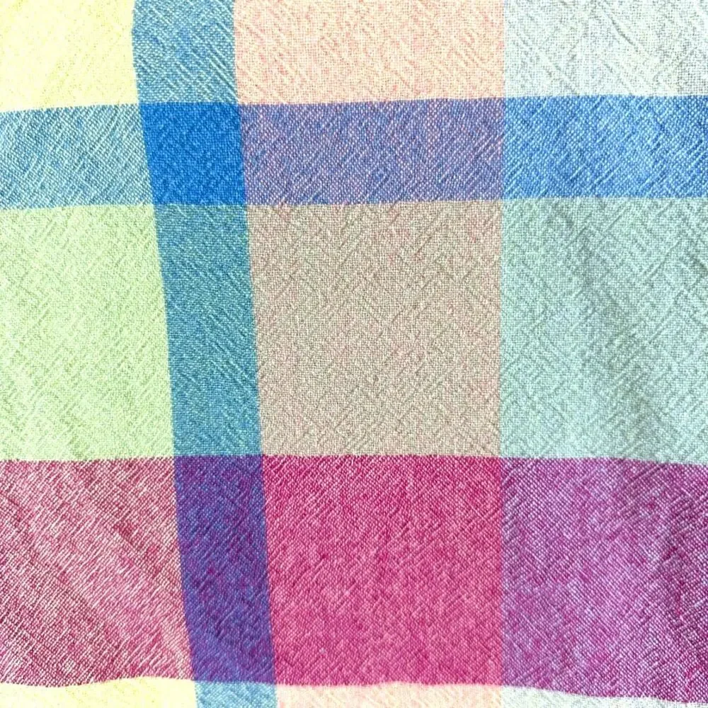 Lot 3 Plaid Tablecloths Round Rectangle Multicolor Cottage Farmhouse Table Linen
